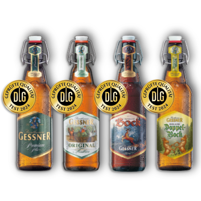 DLG prämierte Biere 2020 - Privatbrauerei Gessner